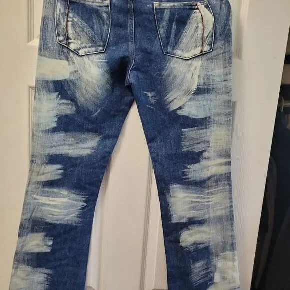 Joie jeans Nwt Acid wash blue jeans Straight Leg size 29 5 pockets jeans - Picture 5 of 7